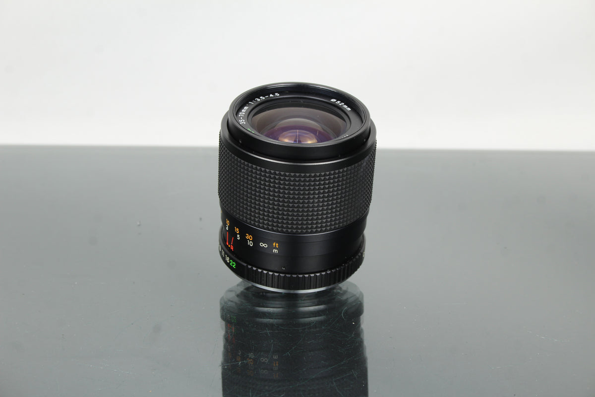 Yashica Lens MC ZOOM 35-70MM 1:3.5-4.5 (<tc>Contax</tc>/Yashica mount)