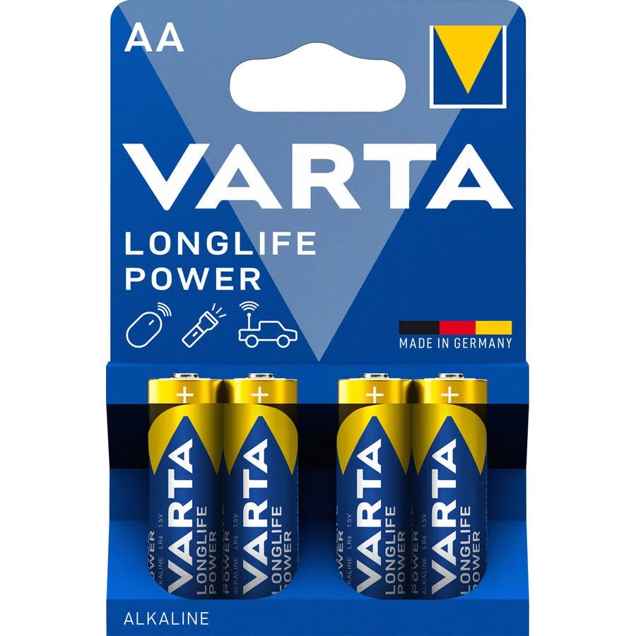 🔋 Varta AA Longlife Power Alkaline blister 4 - Dutch|Thrift