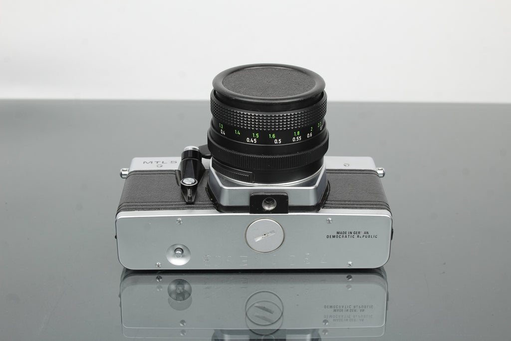 Praktika MLT 5 B + Pentacon auto 1.8/50 lens (M42 bevestiging)