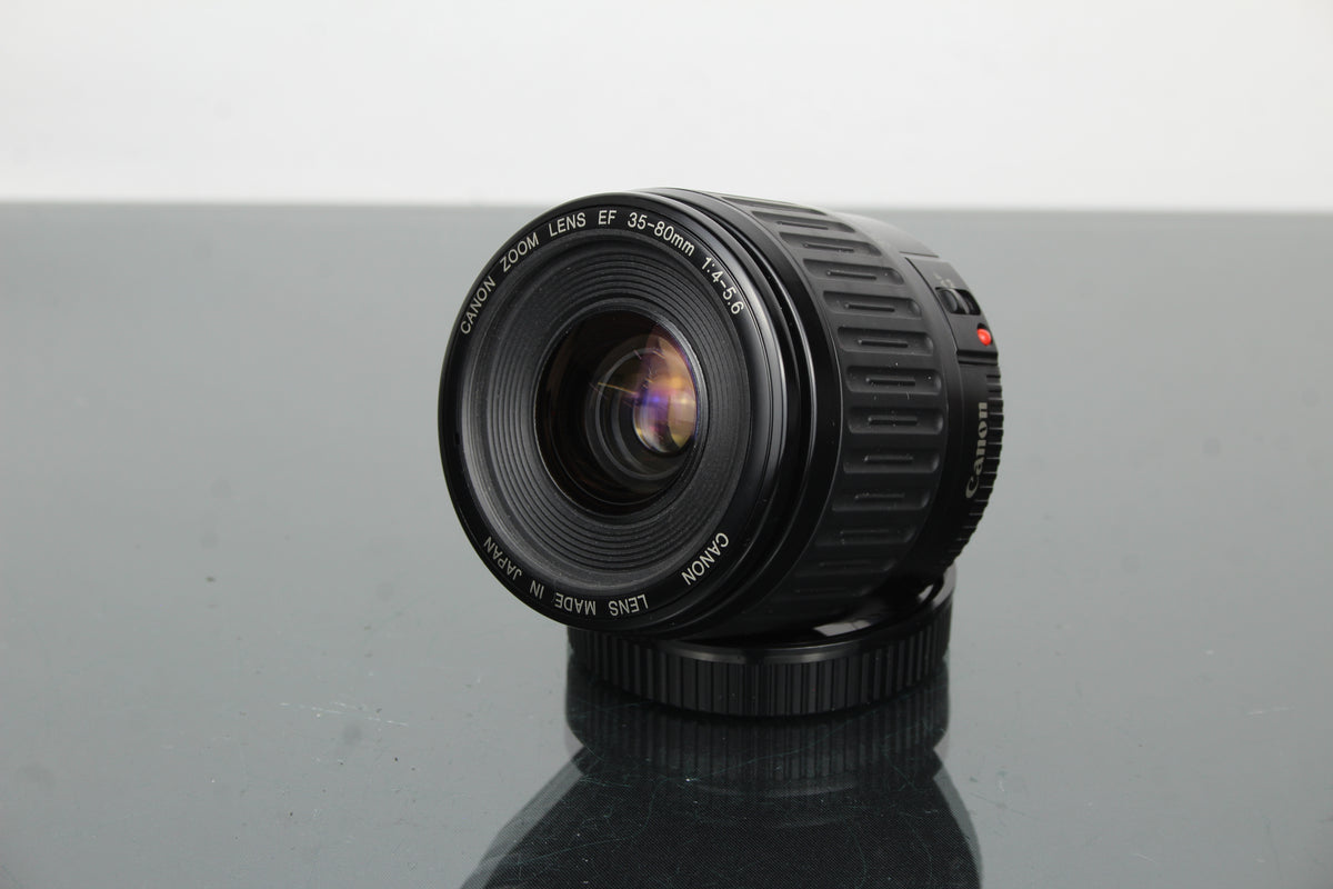 Canon Zoomlens EF 35-80mm 1:4-5.6 + Canon EF-vatting