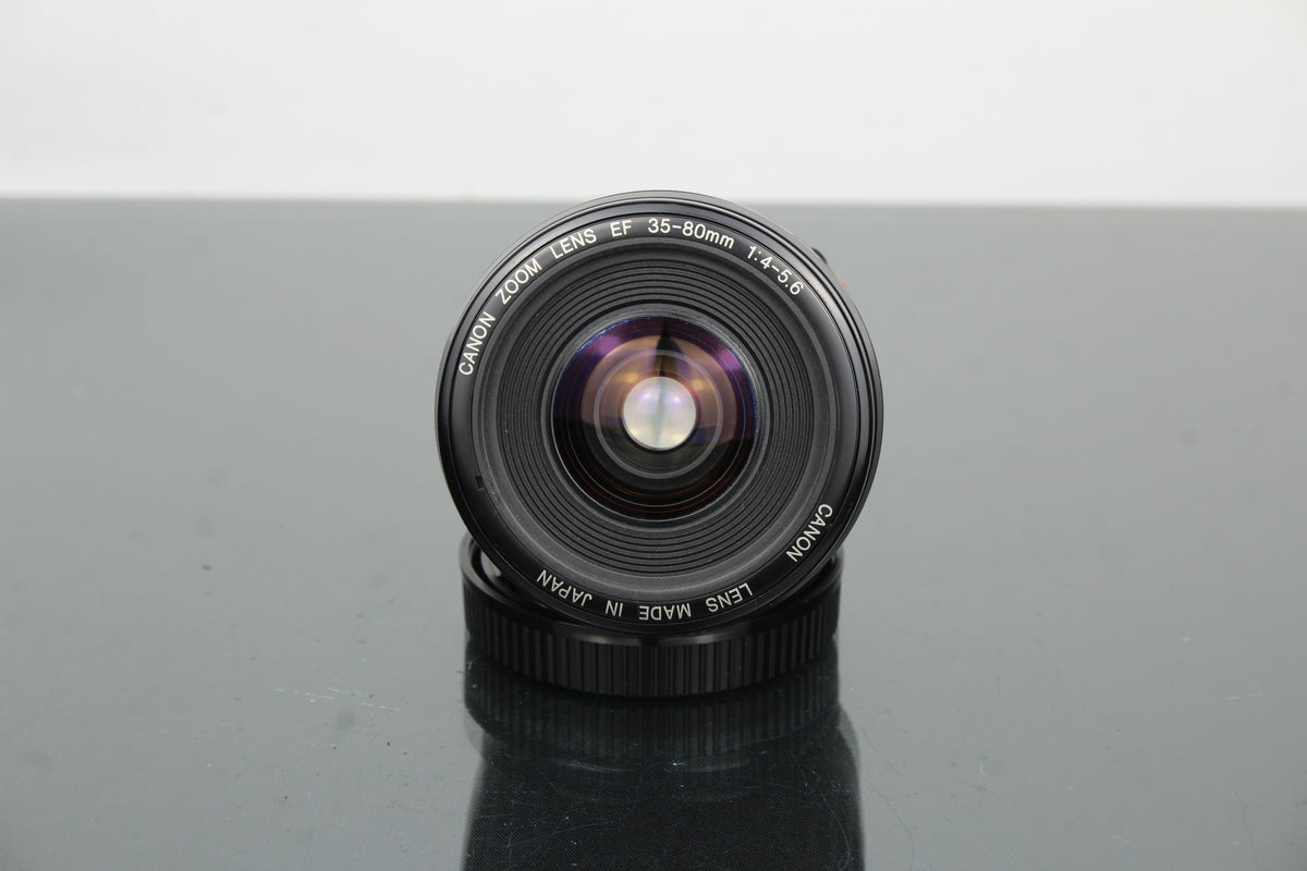 Canon Zoomlens EF 35-80mm 1:4-5.6 + Canon EF-vatting