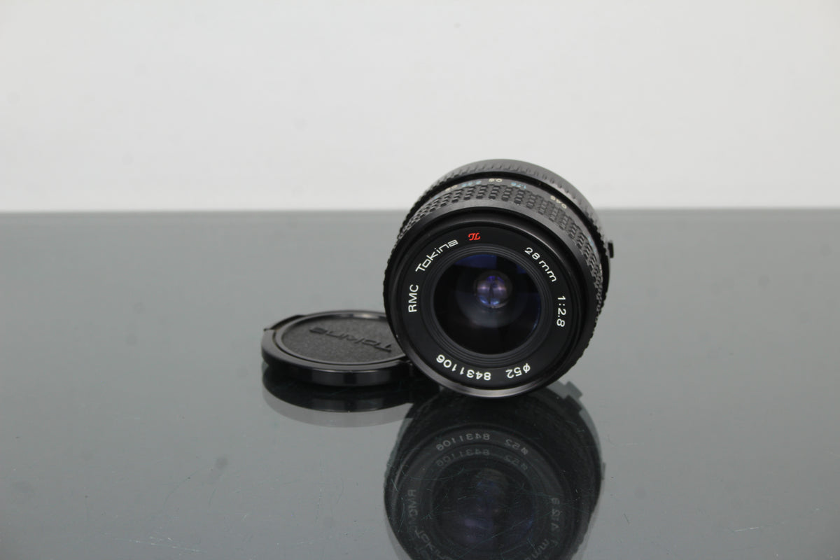 RMC Tokina 28mm 1:2.8 Minolta MD Bevestiging