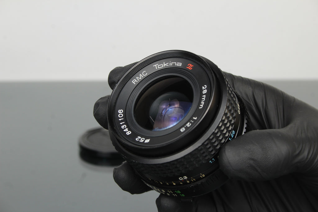 RMC Tokina 28mm 1:2.8 Minolta MD Bevestiging