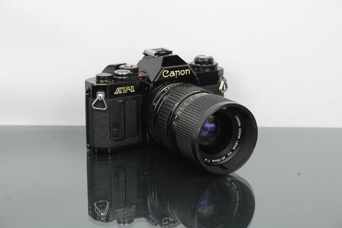 Canon AV - 1 + FD Zoom Lens 35 - 70mm 1:4 - Dutch|Thrift