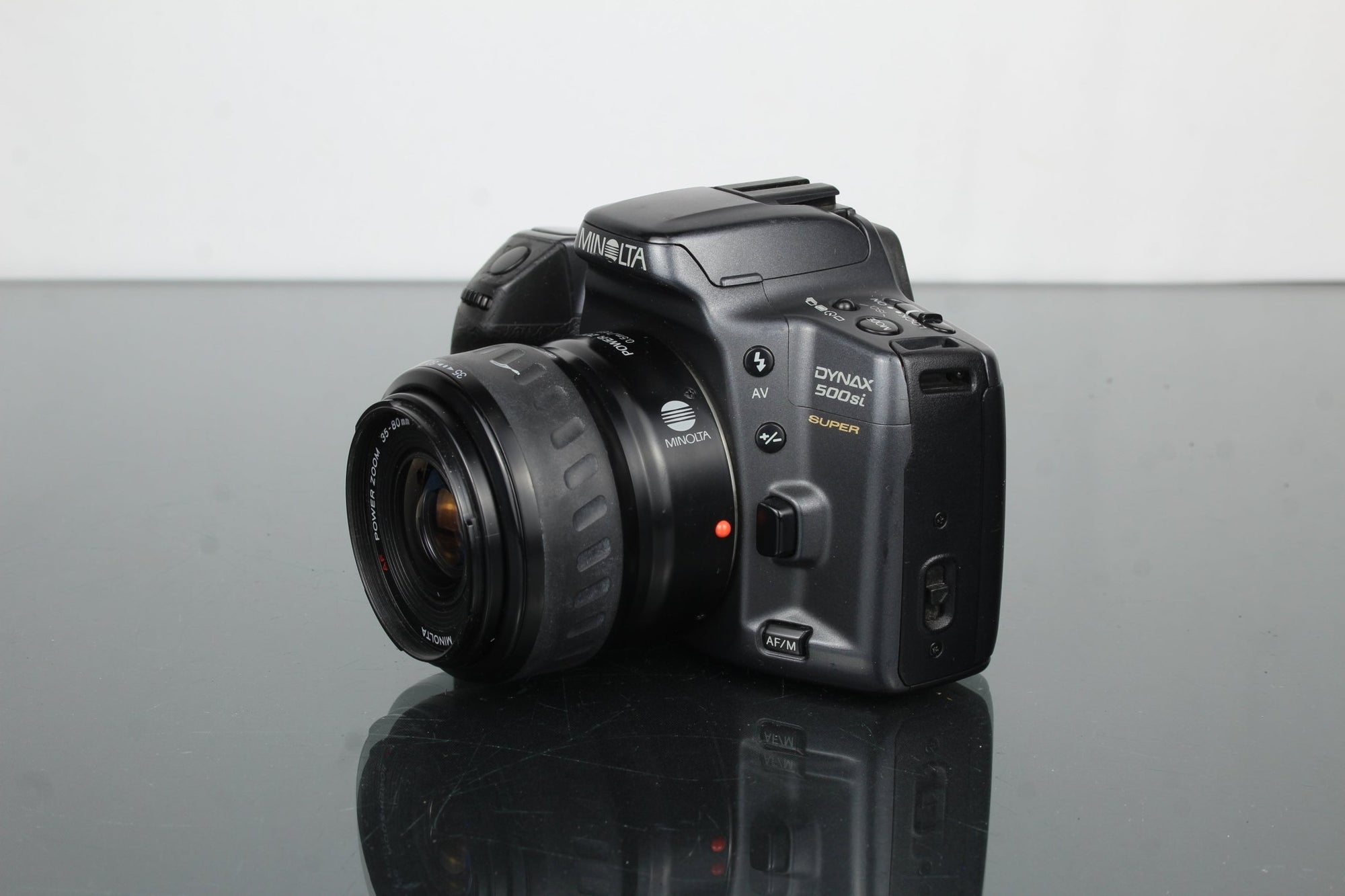 Minolta Dynax 500si Super + AF Power Zoom 35 - 80mm 1:4(22) - 5.6 - Dutch|Thrift