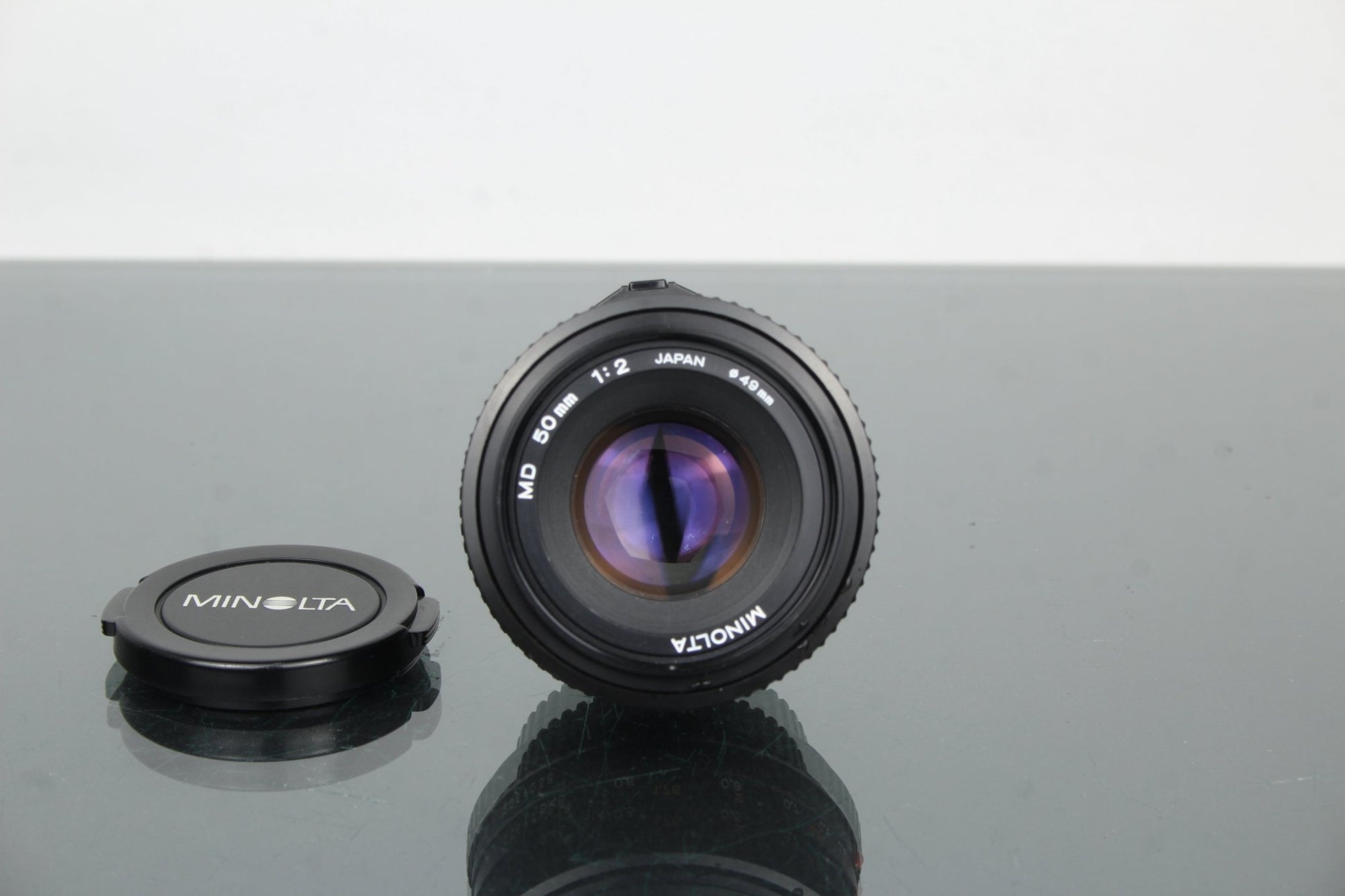 Minolta MD 50mm 1:2 49mm lens (MD mount) - Dutch|Thrift