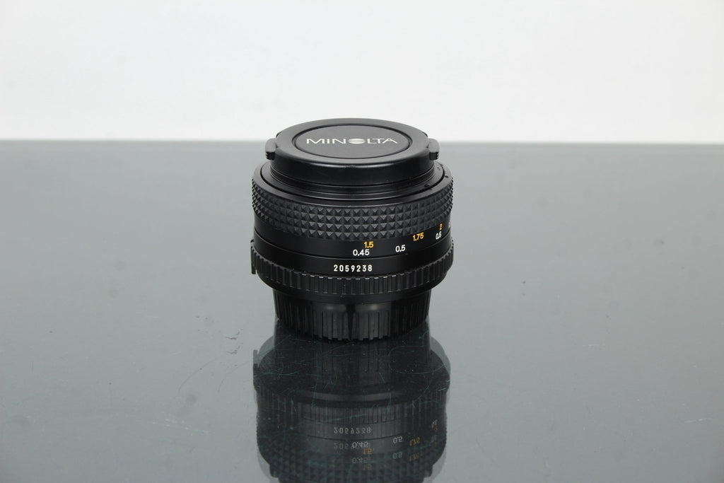 Minolta MD 50mm 1:2 49mm lens (MD mount) - Dutch|Thrift