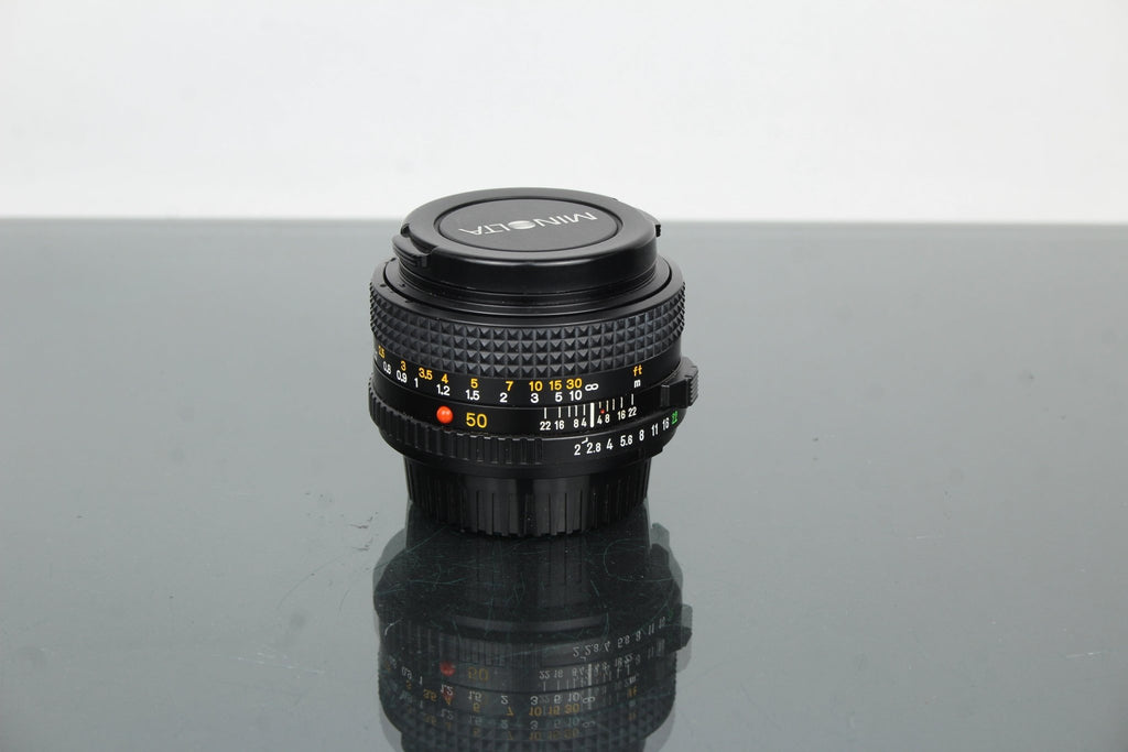 Minolta MD 50mm 1:2 49mm lens (MD mount) - Dutch|Thrift