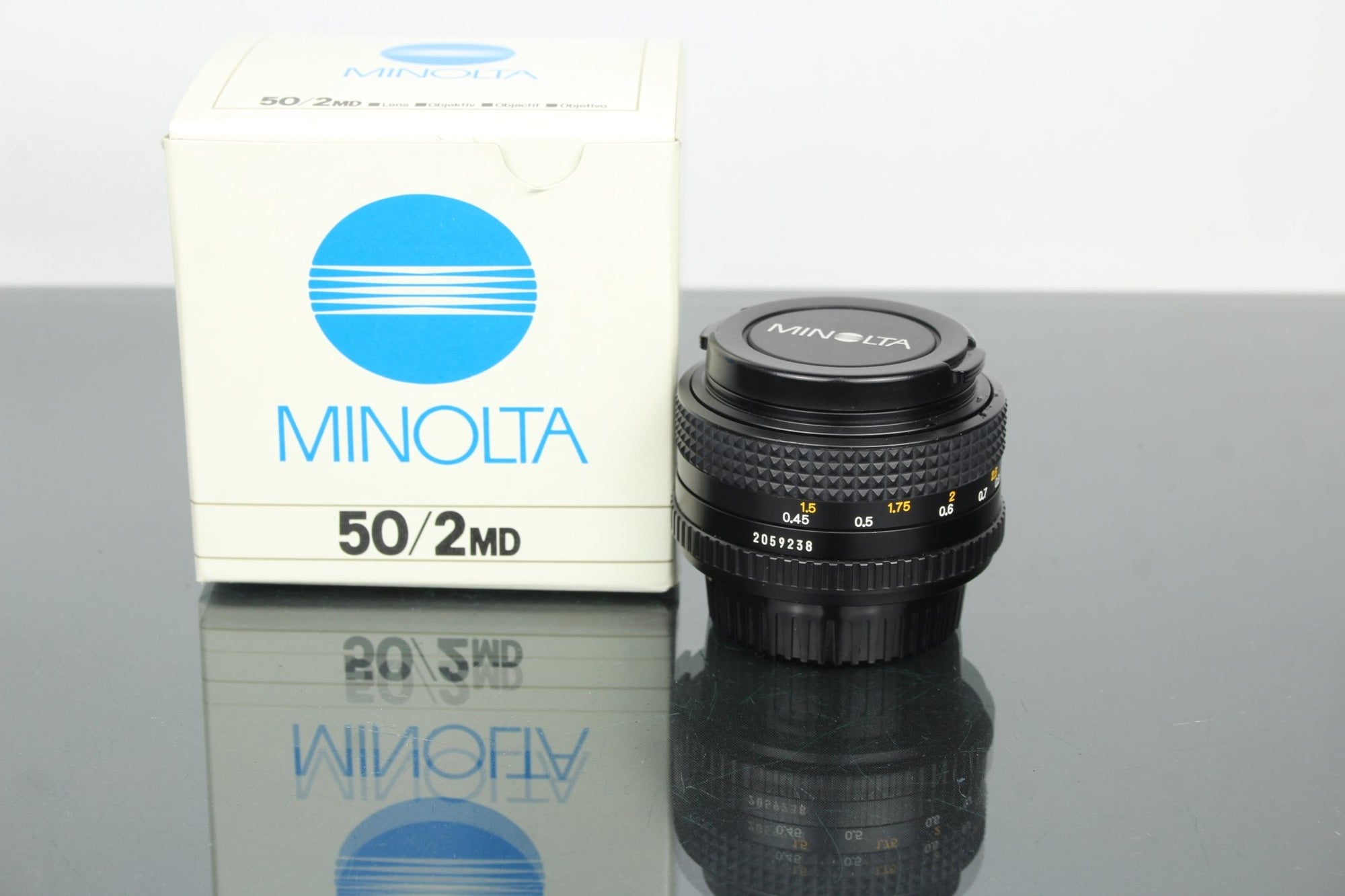 Minolta MD 50mm 1:2 49mm lens (MD mount) - Dutch|Thrift