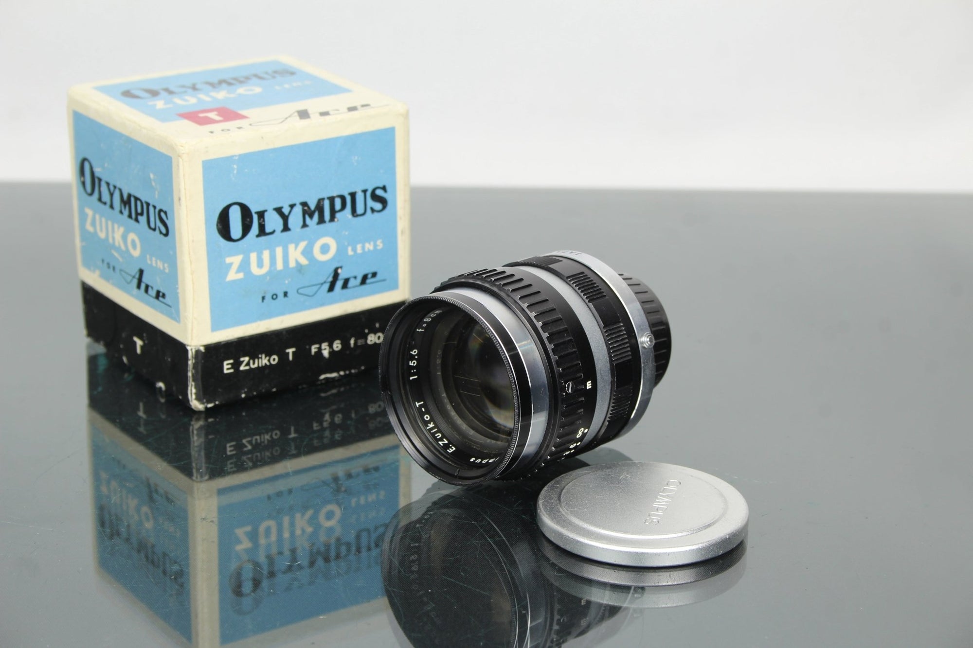 Olympus E.Zuiko - T 1:5.6 f=8cm Lens for Olympus ACE Mount - Dutch|Thrift