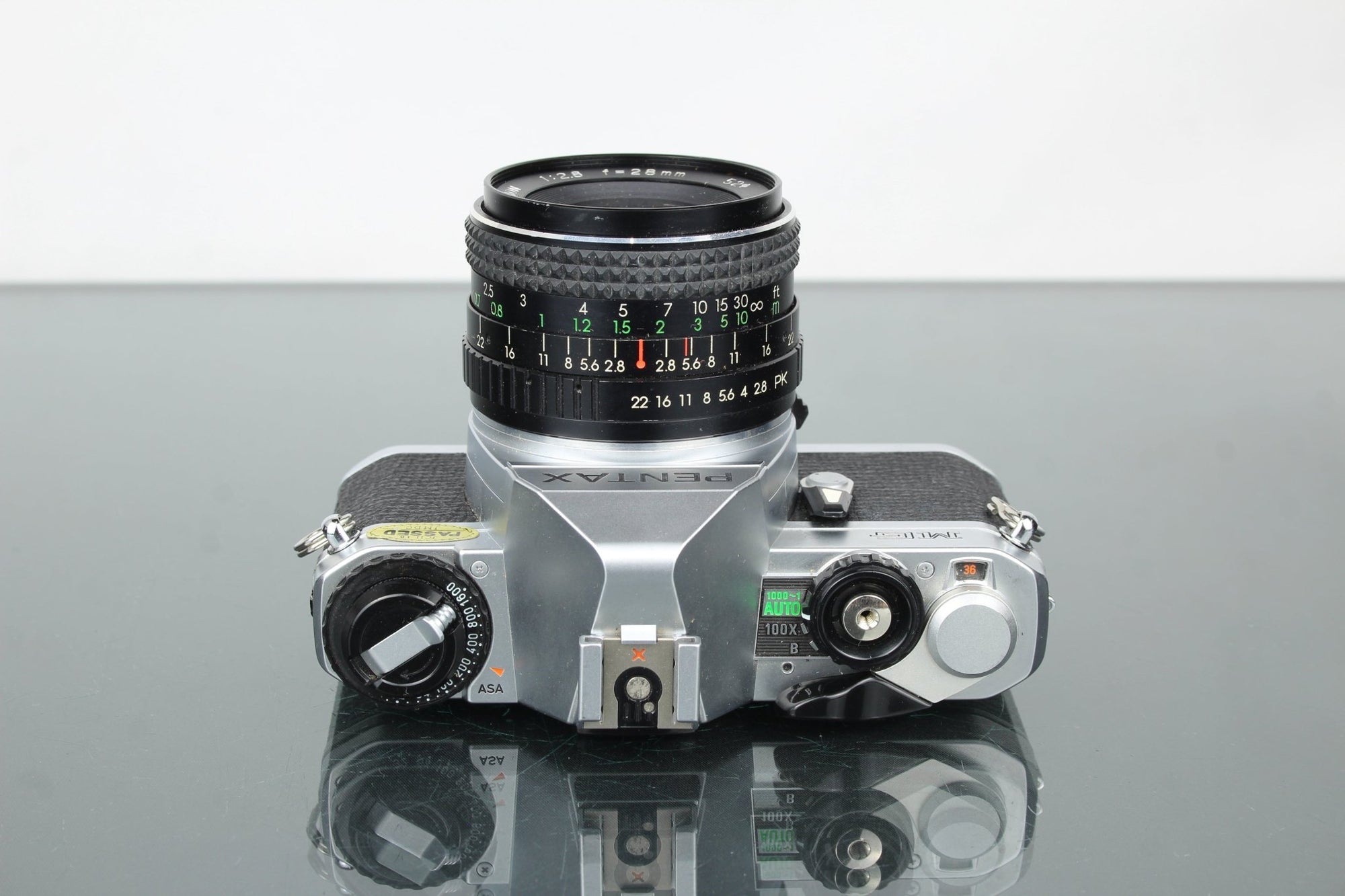 Pentax MG + Revuenon 1:2.8 28mm lens - Dutch|Thrift